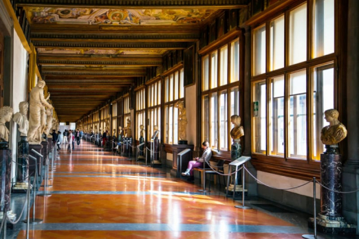 Les Uffizi : le deuxième étage